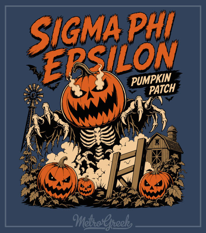 Sigma Phi Epsilon Fraternity Pumpkin Patch Shirt