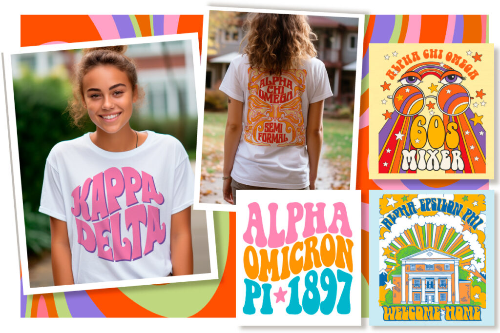 Psychedelic Sorority Shirt Ideas